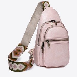 SHEIN Luxe Adored It's Your Time PU Leather Sling Bag
